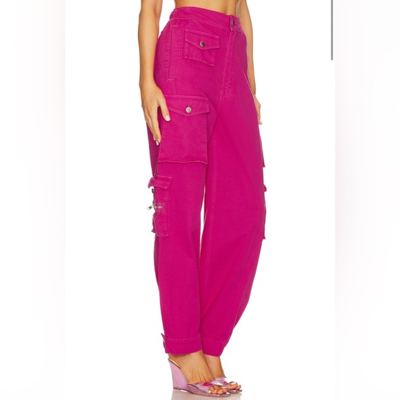 EB Denim X Revolve Cargos in Pink Peacock - Picture 3 of 11